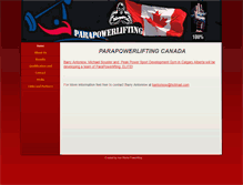 Tablet Screenshot of parapowerlifting.com